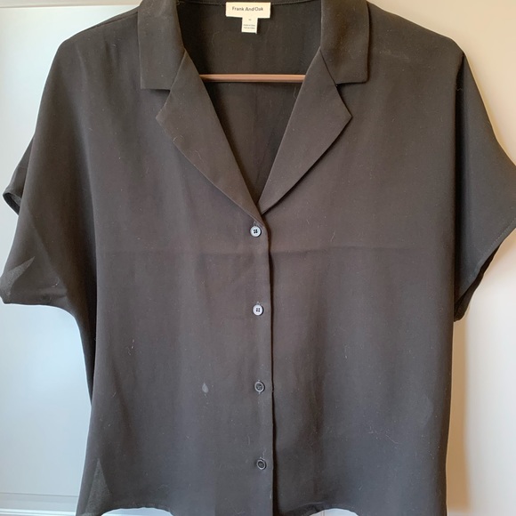 Frank and Oak Camp Collar Blouse - Picture 2 of 4